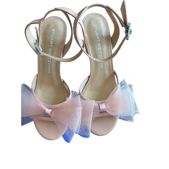 Stuart Weitzman blushing bow 75 cm ginger 37/6.5 pink blush - Picture 8 of 16